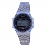 Casio A171 Vintage Stainless Steel Resin Digital A171WE-1A A171WE-1 unisex kell must