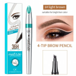 3D Microblading kulmupliiats veekindel kahvliotsaga kulmude t&auml;toveeringu pliiats Kauakestev professionaalne Fine Sketch vedel kulmupliiats 1#