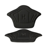 Kingade kontsakatete kleebised polsterdus v&auml;hendatud suurusega meeste naiste tossud paksud kulumisvastased kukkumisvastased kannakaitse jalatsi sisetallad 8*11.5*1cm must