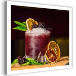 Feeby l&otilde;uenditr&uuml;kk, punane jook ja sidruniviilud 30x30 lilla