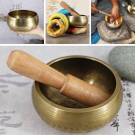 Nepal K&auml;sitsi valmistatud Tiibeti Buddha helikauss jooga meditatsioon laulmine laulukauss vaskpill kellam&auml;ng k&auml;sit&ouml;&ouml; muusikateraapia 8 cm