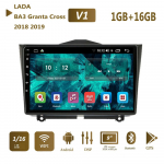 2 Din Android Auto Raadio LADA BA3 Granta Cross 2018 2019 jaoks GPS Navigatsioon Multimeedia Video M&auml;ngija Stereo DVD 1+16GB