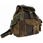 Satchel ehtsast Buffalo nahast s&uuml;learvuti seljakott seljakott 16 X 8 X 7 in pruun