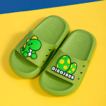 Laste dinosauruste sussid poistele ja t&uuml;drukutele kodus &otilde;ues kandmine vannituba libisemiskindlad pehme p&otilde;hjaga sandaalid 22-23 roosa