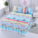 Printsessivoodikate Voodikate Linu voodi k&otilde;igile Voodikate King Queen Suuruses Voodikate ilma padjap&uuml;&uuml;rideta 150*200cm