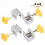 4 tk aknalukud Reguleeritav l&uuml;kandukse lukk v&otilde;tmega aknakorgiga Alumiinium akna turvalukud lastele Lemmikloomad Kodu