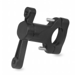 Alumiiniumisulamist CNC 360 kraadi p&ouml;&ouml;rlev pudelikorv E-jalgrattahoidja veepudelihoidja must