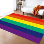 Triibud v&auml;rvilised vikerkaarelipu vaibad elutuppa Magamistoa ala Vaip Lastetuba M&auml;ngumatt 3D Prinditud Kodu Suur vaip 40x120cm