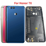 Tagasi Huawei Honor 7X BND-L21 BND-L22 Metallkorpus Aku Tagumine uks koos kaameraga must