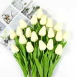 35 cm tulbi lill Kunstlik tulbi kimp 10 / 5 tk Vahtplastist v&otilde;ltslill pulmatseremoonia sisekujunduseks Koduaia kimbu kaunistus 5Pcs