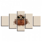 L&otilde;uendikunst Modulaarne HD-prindiga Plakat Sein 5 t&uuml;kki kohvioad abstraktne kotkas Pilt Kodukujundus Elutuba Kaasaegsed Maalid Kunst 20x35cm*2 20x45cm*2 20x55cm*1