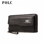 Meeste nahast rahakott Sidurikott, pikk rahakott, t&otilde;mblukk, rahaklamber, must &auml;rikorraldaja rahakott, meeste k&auml;ep&auml;rane kott must