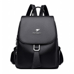 Moodne vabaaja veetmise naiste vabaaja reisiseljakott, suure mahutavusega seljakott must