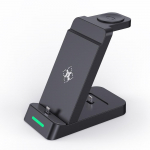 15 W 3-&uuml;hes juhtmevaba laadija aluspadi iPhone 14 13 12 11 X 8 Airpodidele Apple Watch iWatchi juhtmevaba kiirlaadimisdokk valge