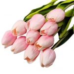 10 tk Home Party Decor Kunstlikud Real Touch kunstnahast tulbid