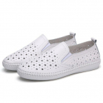 Naiste kingad Ehtsast lehmanahast lamedad naiste kingad Naiste jalan&otilde;ud Tugevad v&auml;ljal&otilde;ikega naiste kingad 40 valge