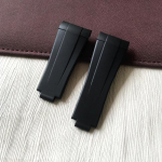 20mm Tolmukindel Pehme Must Sinine Roheline Kummist Reguleeritav Kellarihm Role Kellarihmale SUBMARINER GMT 2 Liuglukuga Pannaga with 1 clasp