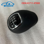 for Kia Sportage R Shifter manual da alavanca do deslocamento de engrenagem da vara de couro baificar 6 velocidade para 43711-4T800 black