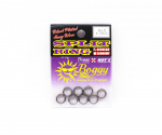 Boggy Split Ring must, tavaline suurus 6 170 naela 8 / pakk (1564)