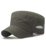 Suvised s&otilde;jalised m&uuml;tsid meeste v&otilde;rkm&uuml;ts v&auml;litingimustes kiiresti kuivav p&auml;ikesekaitsekreem, lame silindrim&uuml;ts Trucker Snapback pesapallim&uuml;tsi armee visiirim&uuml;ts 55-60cm tumeroheline v&auml;rv