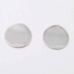 For Tesla Model 3  2Pcs trim for loudspeaker cover of front and rear door Tesla decoration Car interior A column r silver