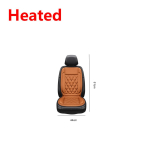 5V-24V auto suvine jahe &otilde;huga istmepadi koos ventilaatori istmekattega puhub jahe suvine ventilatsioonipadi istmepadja jahutus Coffee heated Seat brown