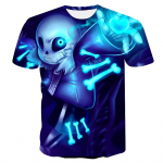Undertale Sans T-s&auml;rk M&auml;ng 3D Prindi T&auml;navar&otilde;ivad Mehed Naised Sport vabaaja Hip Hop T-s&auml;rk Poiss T&uuml;druk T-s&auml;rgid Lapsed Topid Lasteriided S