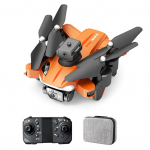 Kaameraga droon 1080P kahe kaameraga kaugjuhtimispuldiga droon 5GWiFi optilise voolu takistuste v&auml;ltimine 1 battery must