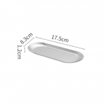 P&otilde;hjamaade stiilis suupistete roog, leivakoogi magustoidutaldrik Kuldne roostevabast terasest ovaalne grillplaat Korea k&ouml;&ouml;gi lauan&otilde;ud, puuviljakandik