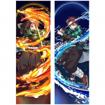 Anime deemonite tapja Kamado Tanjirou Hashibira Inosuke kahesuunaline Dakimakura &uuml;mbris Kahepoolne 3D-printimine voodipesu kallistav kehapadja kate 40x120cm