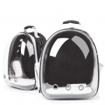 Reisige oma lemmikloomaga stiilselt: Lemmiklooma seljakotikandja koerale ja kassile &ndash; kosmosekapsli disain &otilde;ueseiklusteks! must