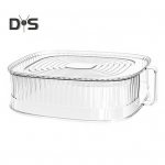 Virnastatav isoleeritud toidukate, isoleerige tolmust k&auml;rbsed, praktiline kuumuse s&auml;ilitamine toidu &uuml;lej&auml;&auml;kidest Single Layer