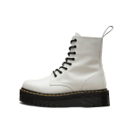 dr. Martens Jadon sile nahast platvormsaapad Valged unisex tossud 15265100 39