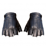 1 paar kunstnahast kindaid pools&otilde;rmedega siledad veekindlad reguleeritav ranne &uuml;hev&auml;rvilised unisex-s&otilde;idukid &otilde;uespordiks Halloweeni kindad, cosplay kost&uuml;&uuml;m must