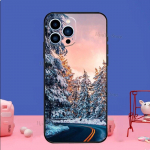 Landscape Light Snow telefoni&uuml;mbris iPhone'ile Samsung Galaxy Redmi Xiaomi Oppo OnePlus Note SA 7 8 9 10 11 12 13 14 20 21 22 23 53 54 Pro Max Plus Ultra iPhone 6 or 6S