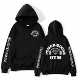 Powerhouse Gym Logo Hoodie Unisex Naiste Geek Fitness Hoodies Pullover Suurem&otilde;&otilde;dulised pikkade varrukatega Esteetilised dressipluus T&auml;navar&otilde;ivad 2XL