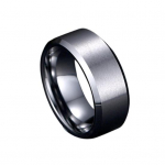 8 mm Unisex Finger Ring Chic Kerge ja kulumiskindel US 6 h&otilde;be