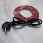 220 V eelmonteeritud t&ouml;&ouml;stuslik t&auml;iustatud k&uuml;ttekaabel EU pistikuga 10 mm laiusega plahvatuskindel leegiaeglustav k&uuml;ttetraat 2M