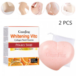 2 tk VC k&auml;teseep niisutav ja s&auml;ra andev l&otilde;hnaseep Luu kollageen vanniseep eeterlik &otilde;li seep 2PCS