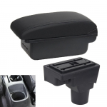 Chevrolet Sonic'i jaoks Chevrolet Aveo jaoks Auto k&auml;etoe kasti &uuml;mberehitusosad Tarvikud Salongi detailid Topsihoidja USB-liides must