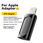 Essageri valgustus C-t&uuml;&uuml;pi OTG-adapter USB-t&uuml;&uuml;pi C-valgustuseks PD 20W kiirlaadimine iPhone 15 14 13 12 Pro Max ios-muundurile Type-c to Lighting