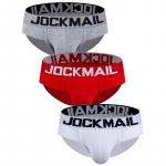 P&uuml;ksid JOCKMAIL puuvillased, madala v&ouml;&ouml;kohaga elastsed, &otilde;hukesed seksikad meeste aluspesu, hingavad alusp&uuml;ksid M