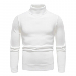 S&uuml;gistalvine meeste kaelusega kampsun Meeste silmkoelised kampsunid Pulloverid Kudumid Soe meeste džemprid Slim Fit vabaaja kampsun Asian M must
