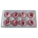 8 tk/karp &otilde;rn lilleline elegantne k&auml;sitsi valmistatud kinkekarp Pehme tekstuuriga lilleline kinkekarp 6