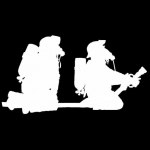 Cartoon Firefighter PET-autokleebis Peegeldav kleebis Kleepuv veekindel sisekujundus must