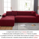 Elastne veniv diivani kate 1/2/3/4 istmega diivanikattega diivanikatted universaalsetele diivanitele Elutoa sektsioon L-kujuline kate Part B-B 195-230cm veini