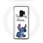 &Uuml;mbris Samsung Galaxy S9 pluss Lilo ja Stitch armsa valge taustaga