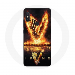 &Uuml;mbris Xiaomi Redmi Note 5 Pro Vikings Seriesi 6. hooaja logo V Sword of Fire mustal taustal