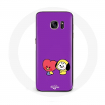 &Uuml;mbris Samsung Galaxy S6 BTS Bangtan Sonyeondan BT21 Tata V Chimmy Jimin jaoks