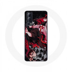Coque - Maniacase - Vivo Y72 5G - Souple - Noir - Demon Slayer